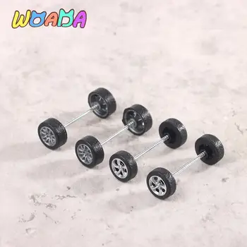 1:64 Módosított gumiabroncs autó modell gumiabroncs kerekek forró kerekekhez gumival gumiabroncs modell modell autó módosított alkatrészek versenyautó játékok