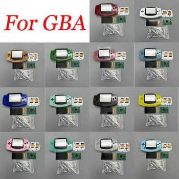 1 GBA IPS LCD számára nincs szükség vágott héjra könnyen telepíthető 2,9 hüvelykes IPS nagy fényerejű LCD és shell készlet a Gameboy advance GBA-hoz