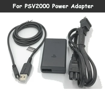 100-240V AC adapter tápegység adatkábel PSV2000 / PSVita2000/PSVita 2000/PS Vita készülékekhez EU USA UK csatlakozó Sony PSV 2000 készülékhez