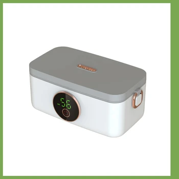 1L vezeték nélküli elektromos uzsonnás doboz 16000mAh USB újratölthető Bento Box hordozható uzsonnás doboz szigetelt élelmiszer-melegítő ételtároló