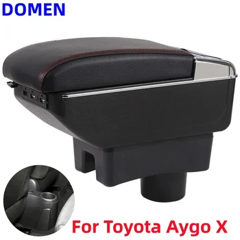 2022-re Aygo X autós kartámasz doboz Toyota Aygo X autós kartámasz doboz középső kartámasz doboz utólag beszerelhető USB töltő hamutartó autóalkatrészek