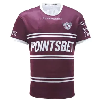 2023 Manly Sea Eagles Home Rugby mez 2023/24 MANLY SEA EAGLES HOME RUGBY TRAINING MEZ RÖVIDNADRÁG S---5XL méret