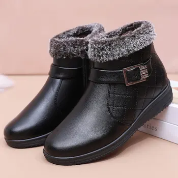 2023 tél új érkezésű női csizma tartsa melegen plüss bokacsizma női kényelmes bársony cipő női csizma
