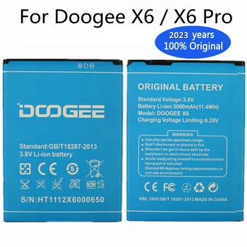 2023 év Új eredeti X6 akkumulátor Doogee X6 / X6 Pro x6pro mobiltelefonhoz 3000mAh kiváló minőségű csereakkumulátor raktáron