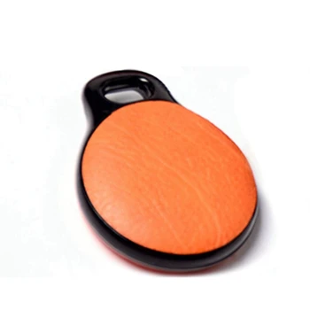 2X elveszett Airtag-tok Apple Airtag bőrtokhoz alkalmas, Apple Tracker készülékhez leejtésgátló narancssárga
