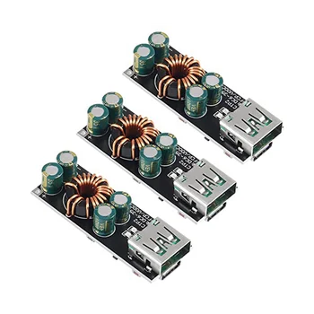 3 db 60W 6-35V DC USB C típusú PD 3.0 QC4.0 + & A típusú QC3.0 DC gyorstöltő 12V 24V lépcsőzetes tápegység