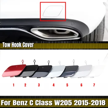  Autó pótkocsi szemlyuk védő hátsó lökhárító vonóhorog fedél sapka Mercedes Benz C osztály W205 szedán C200 C320 2015-2018