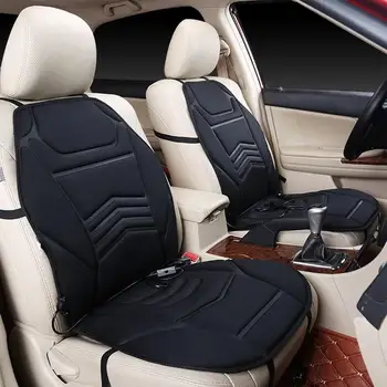 Autófűtéses üléspárna ergonomikus autós üléshuzat Univerzális fűtőpad 12V melegítő háttámlával Téli utazóülés párna