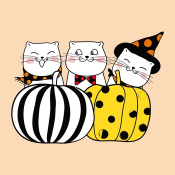 AZSG Boldog Halloween tök macska átlátszó bélyegek / pecsétek DIY scrapbookinghoz / kártyakészítéshez / album dekoratív gumibélyegző kézművességhez