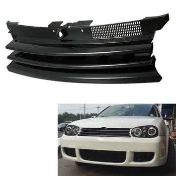 Black Car Grill Front Hood Grill Grill Grill for VW Volkswagen GOLF 4 MK4 GTI R32 1997-2004 1J0853655G