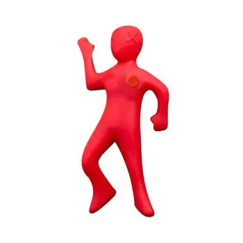 Ceruzatartó Levélpapír rendszerező Tartós piros Emberi figura forma Kreatív toll Cotainer toll Védő állvány Toll tároló állvány