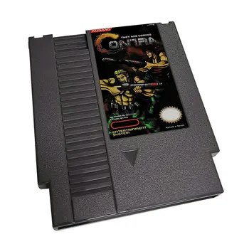 contra Egykártyás NES játékmemória-kártyák 8 bites 72 tűs multi játékkazetta NES-hez