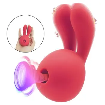 Csikló szopás nyúlvibrátor 8 rezgésmóddal Mellbimbók G-pont stimulátor hüvelyi orgazmus Maszturbátor szex játékok nőknek