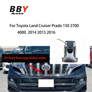 Elölnézet Full HD autós kamera Toyota Land Cruiser Prado 150 2700 4000 2014 2015 2016 logó jármű parkolókamera