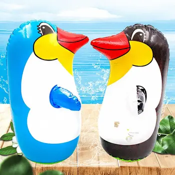 Felfújható pingvin strandmedence úszó úszógyűrű medence party játékok gyerekeknek felnőtt medence játék vízi sportok pingvin tumbler