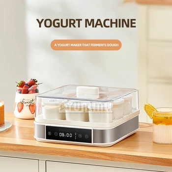  Háztartási teljesen automatikus joghurtgép Nagy kapacitású tejerjesztő gép joghurtkészítő