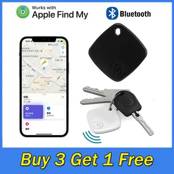  intelligens Bluetooth-kompatibilis GPS nyomkövető Air Itag-hez IOS Find My alkalmazáson keresztül a kártya pénztárca megkereséséhez IPad kulcsok Kids Dog Anti-lost riasztás