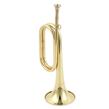 Kiváló sárgaréz trombita a könnyű játékhoz és a megkülönböztető megjelenéshez Széles alkalmazás Bugle trombita