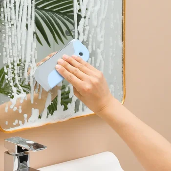 Kreatív madárüveg ablaktörlő többfunkciós fürdőszobai tükör ablaktörlő tábla Háztartási üvegáru Fürdőszoba kellékek