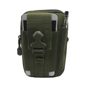 Kültéri terepszínű táska taktikai hadsereg telefontartó Sport derékszíj tok Vízálló nylon EDC Sport vadász terepjáró táskák hátizsákban
