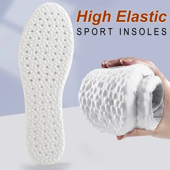 Latex Sport talpbetétek Puha, nagy rugalmasságú cipőpárnák Lengéscsillapító Légáteresztő dezodor Super Soft Ortotikus talpbetét