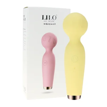 LILO vezeték nélküli AV vibrátor Magic Dildos pálca nőknek Csikló mellbimbók stimulátor USB újratölthető masszírozó szex játékok nőknek