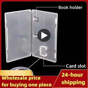 lot játékkártya tároló tok átlátszó doboz patrontartó héj kapcsolóhoz NS könyvtartóval a behelyezett fedélhez