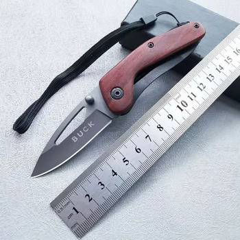 Mini zsebes összecsukható kés Önvédelmi túlélési acél Kültéri kemping multifunkciós szerszám Hordozható kések vadászathoz és horgászathoz