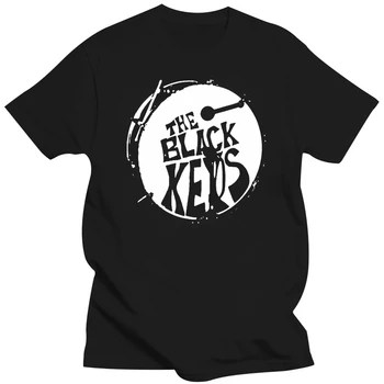 Neu New The Black Keys Drum logó S-3Xl USA méret S-3Xl Af1 Summer O Neck Tops póló