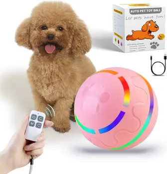 Okos kutyajáték-labdák LED vakuval, automata kutyalabdák, vidám labda, terelőlabda kutyáknak Ausztrál juhászok