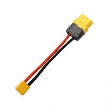 RC akkumulátor kábel Amass XT60 - XT30 T-Plug csatlakozó apa anya csatlakozó dugó 16AWG szilikon vezetékkel 100mm
