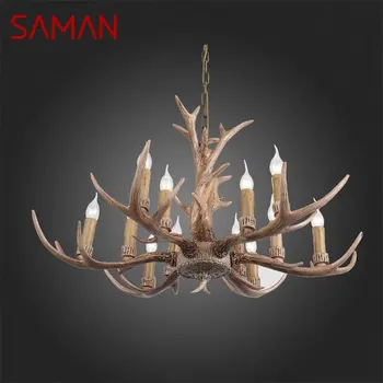SAMAN Nordic LED függőlámpák Kreatív lámpák és csillárok otthoni étkezéshez Nappali dekorációs lámpatestek