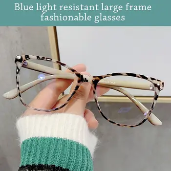 Szemvédelem Kékfény-gátló szemüveg Hordozható PC Ultrakönnyű szögletes szemüveg Kék sugárblokkoló keret Szemüveg iroda
