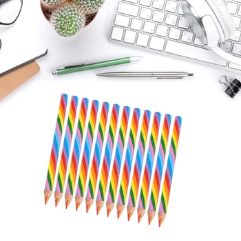 Több színű ceruza 4 az 1-ben színes ceruza fa színes ceruzák Szivárvány ceruzák N58E
