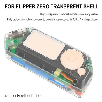 Átlátszó módosított héj 3D nyomtatott flipper nulla fényű keményítő olajbefecskendezéshez átlátszó cseretok tok borító játék Accesso T4F6