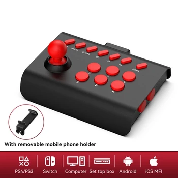 Új Arcade Game Stick Bluetooth-kompatibilis joystick játékvezérlők Nintendo Switch PS4 PS3 PC Android IOS Set Top Box