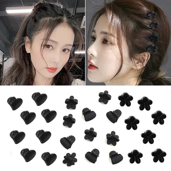 10db/set egyszínű kis kapaszkodó klip lányok aranyos hajtűk Egyszerű matt akril hajkarmok Koreai haj kiegészítők Ajándék