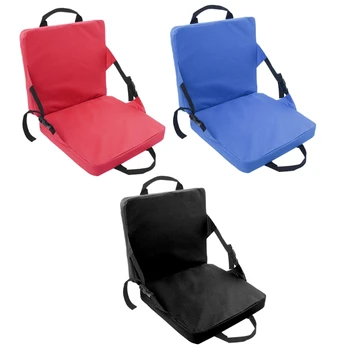 G92F kemping dönthető összecsukható szék párna hordozható stadion üléshez Könnyű párnázott ülés sporteseményekhez Concer