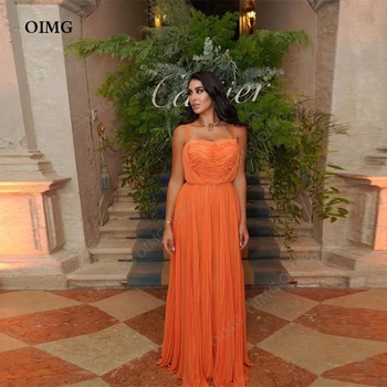 OIMG OrangeLong hivatalos alkalom party ruha sifon szív A vonal padló hossza egyedi estélyi báli partiruhák ruhák 2023